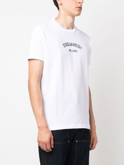 logo-print cotton T-shirt